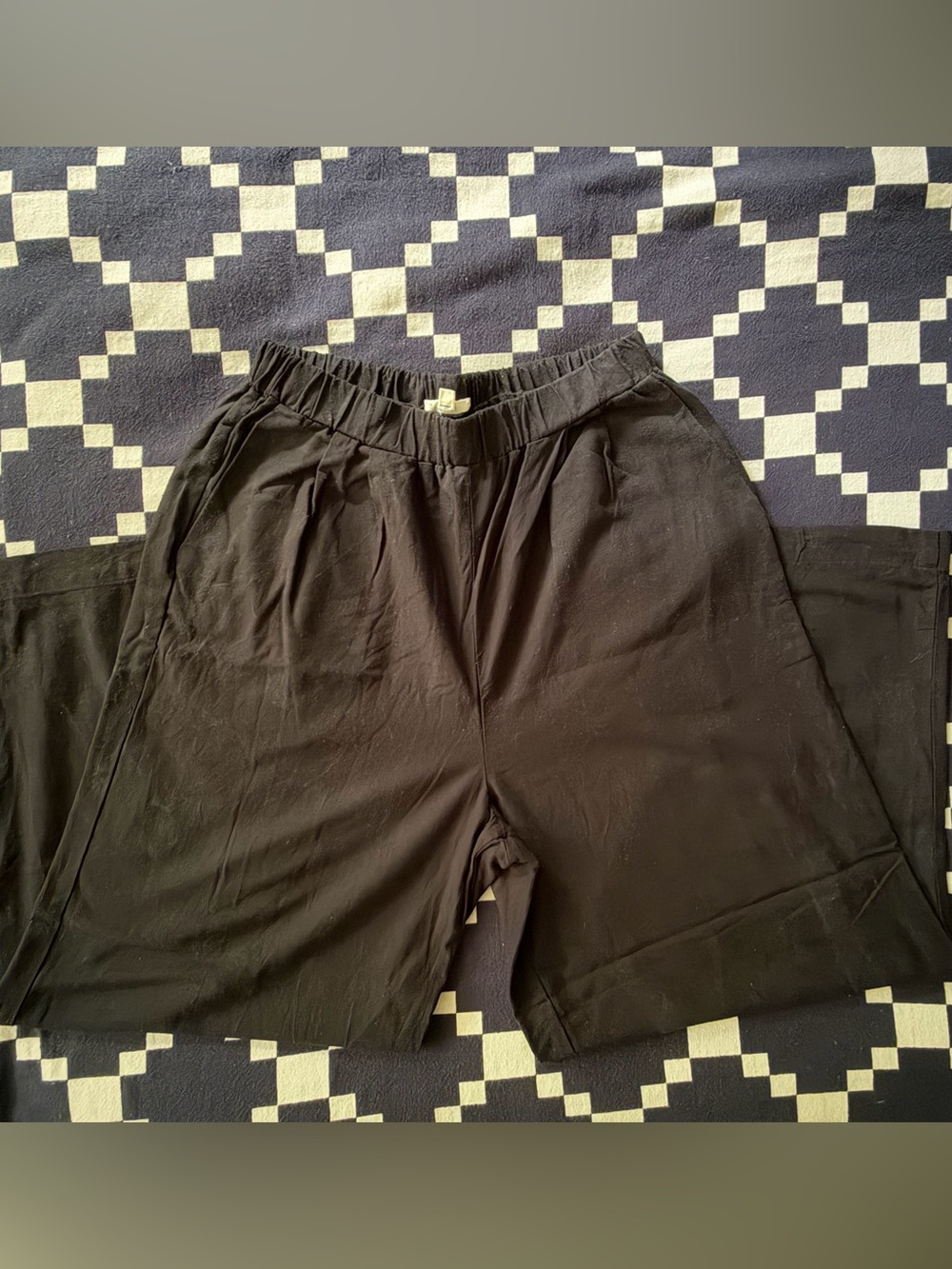 Ozma of California Pull On Raw silk noil pants - Picture 2 of 3